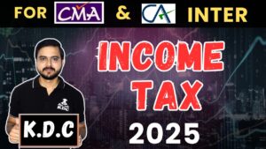 CA-CMA Inter Income Tax-2025